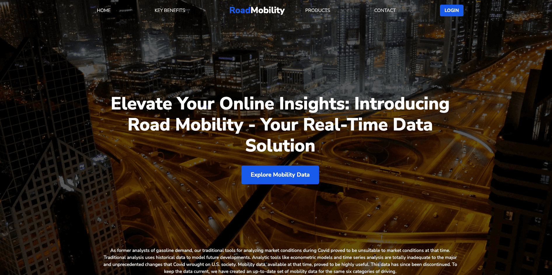 Road Mobility: Real-Time Traffic & Mobility Data Analytics Platform
